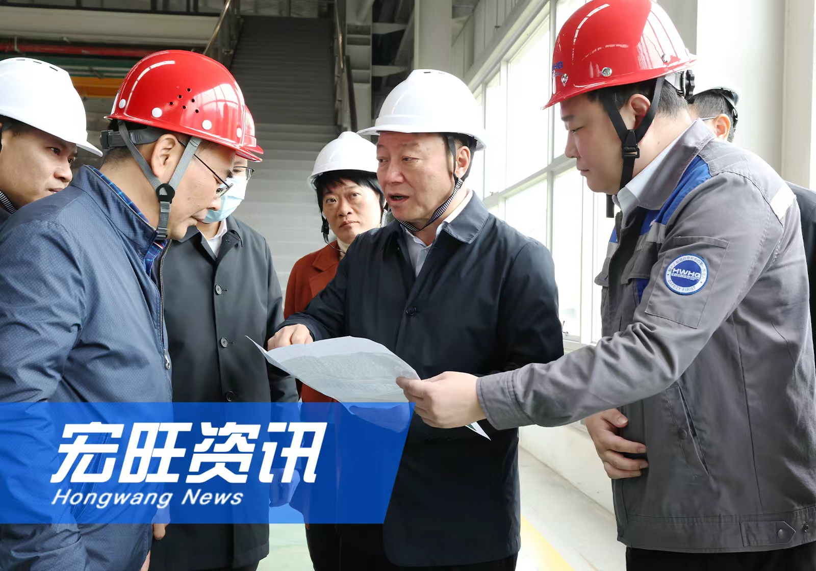 防城港市市長(zhǎng)邱明宏一行蒞臨廣西宏旺開(kāi)展專(zhuān)題調(diào)研